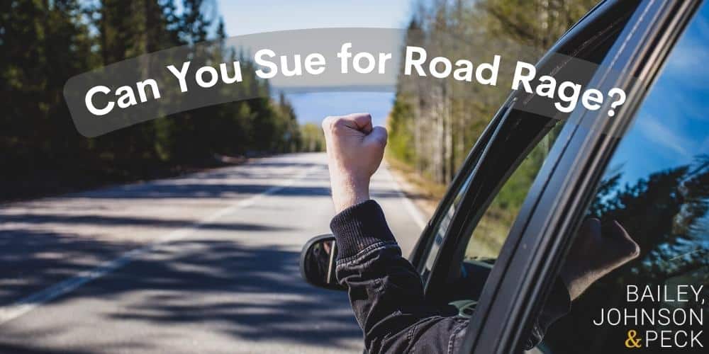 can you sue for road rage