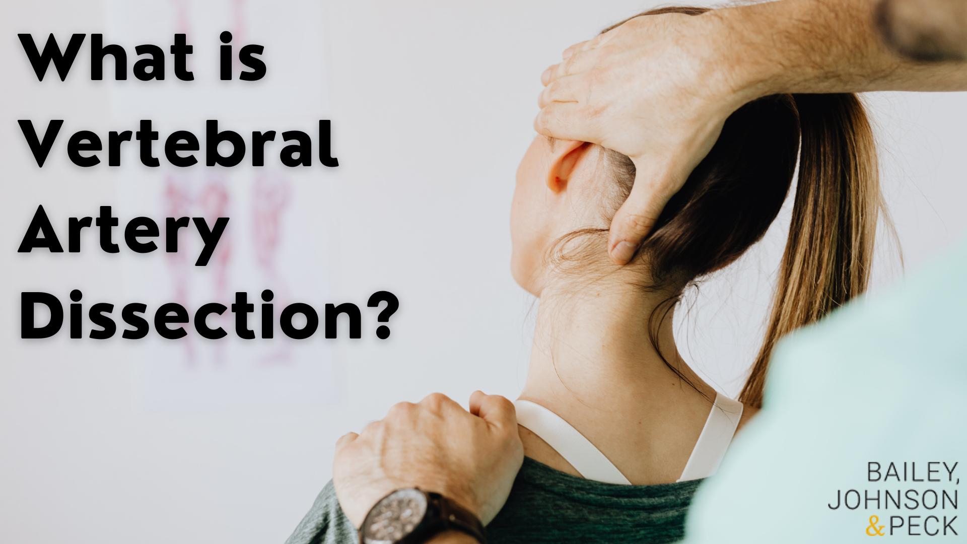 vertebral artery dissection